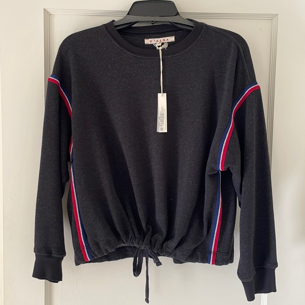Xirena pullover sweatshirt with stripe details